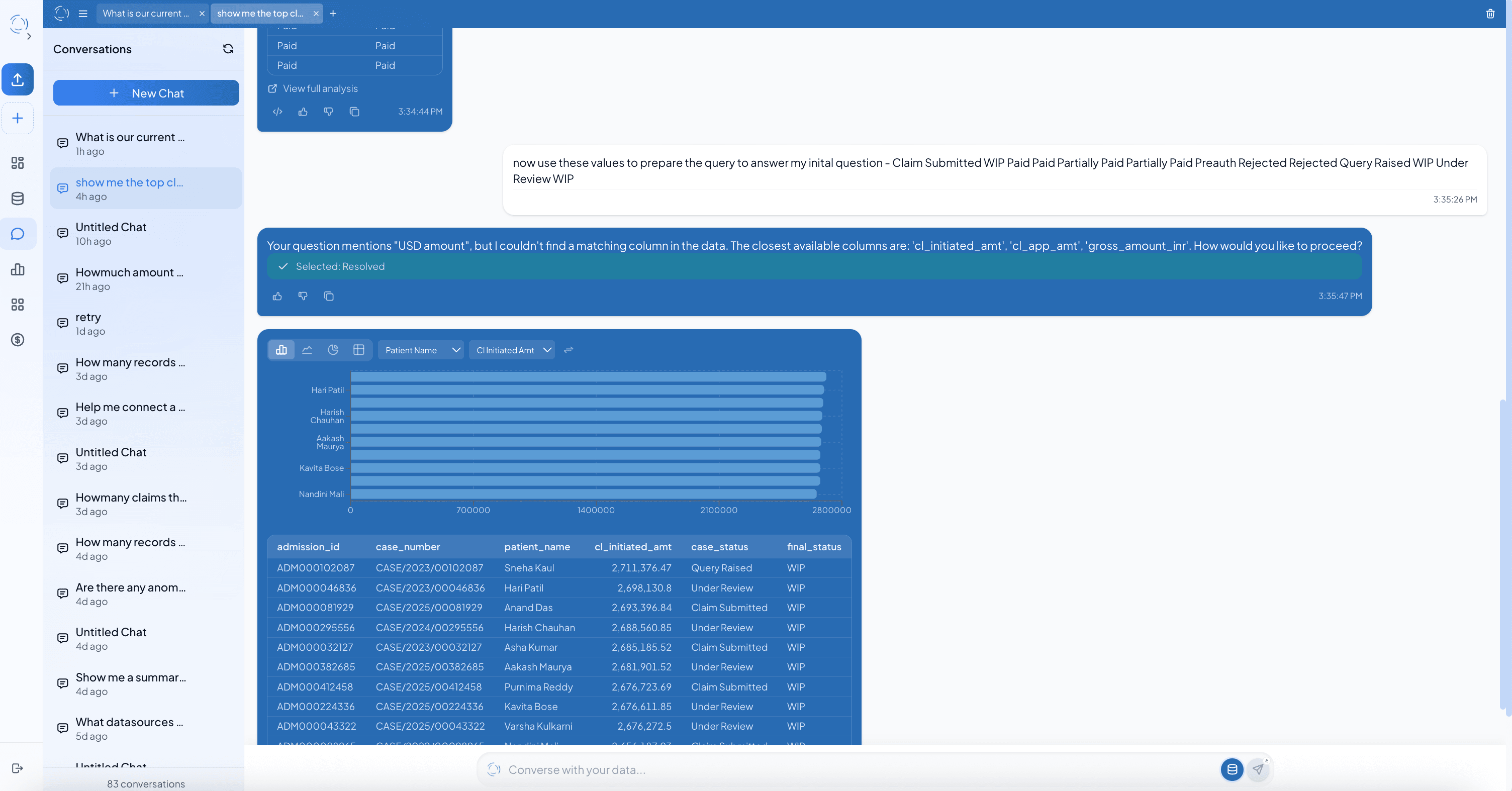 Converse with Your Data